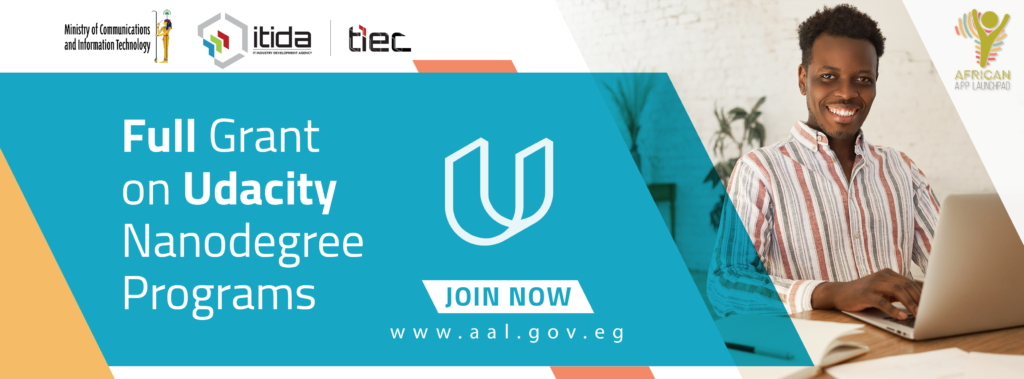 Free Scholarship to Udacity Nanodegrees through Egypt’s African App Launchpad (AAL) Initiative 2021